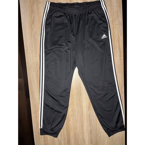 Black Adidas Track Activewear Womens XL Y2K Pants - Picture 2 of 5